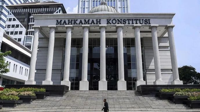 Ilustrasi - Suasana di depan Gedung Mahkamah Konstitusi (MK), Jakarta. (ANTARA FOTO/Hafidz Mubarak. ) (ANTARA FOTO/Hafidz Mubarak. )