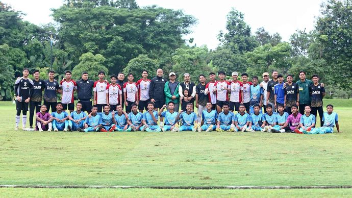 Darul Amanah Football Academy Tanding Lawan Timnas U-17