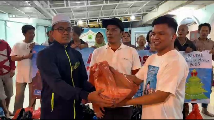 Tim Natal Nasional terus mengirimkan bantuan logistik untuk korban bencana banjir di Kota Medan, Sumatera Utara (Sumut)