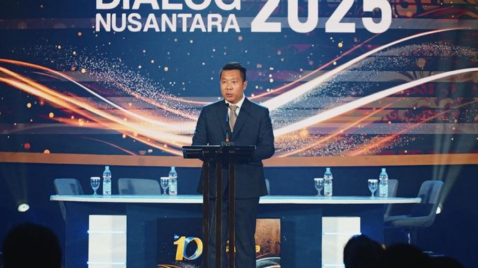 Direktur Nusantara TV Randy Monthonaro Tampubolon