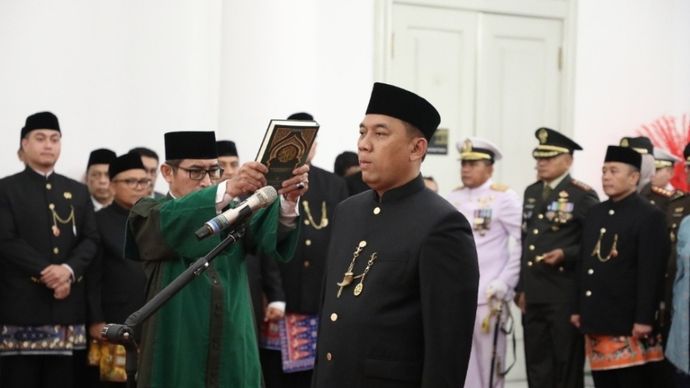 Uus Kuswanto dilantik jadi Sekda DKI