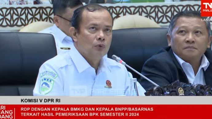 Kepala BMKG Teuku Faisal Fathani. 