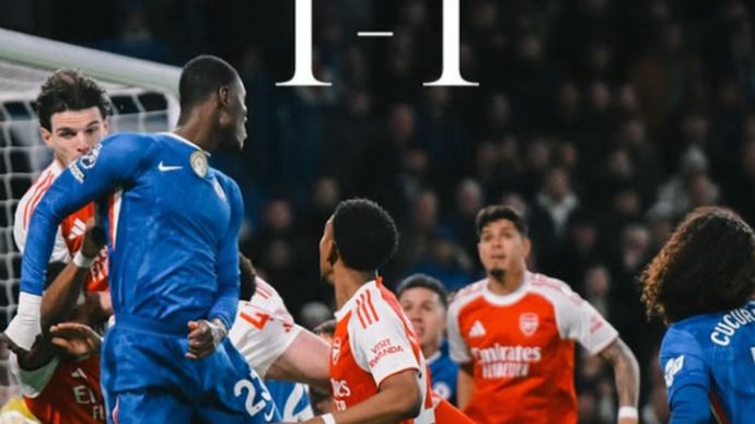 Arsenal Seri melawan Chelsea