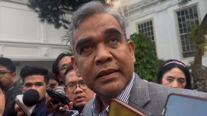 Ketua MPR RI Ahmad Muzani di Kompleks Istana Kepresidenan Jakarta