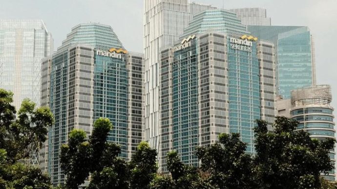 Gedung Menara Mandiri di Jakarta. (ANTARA/HO-Bank Mandiri)