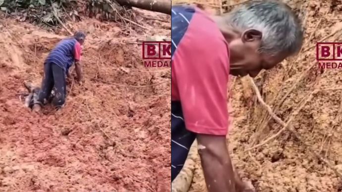 Ayah di Taput Cari Anaknya