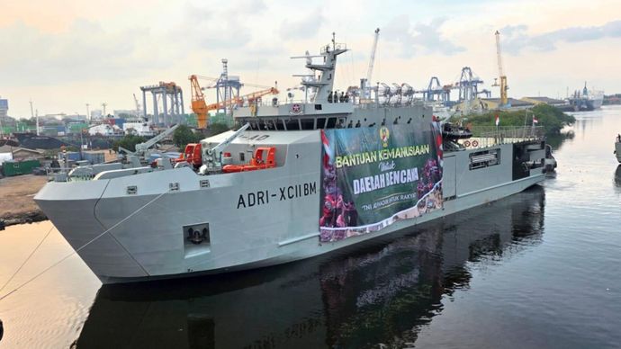 NI Angkatan Darat kembali mengerahkan dukungan logistik berskala besar untuk membantu percepatan penanganan bencana di Sumatera