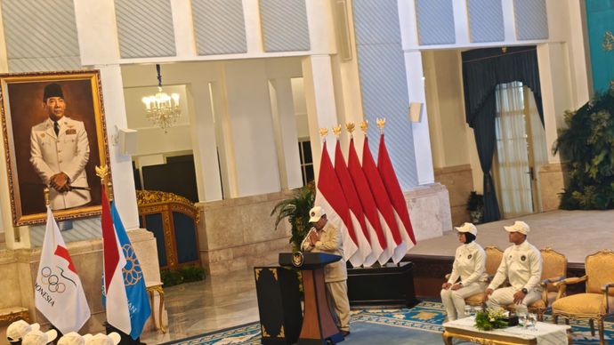 Prabowo Subianto Lepas Atlet SEA Games