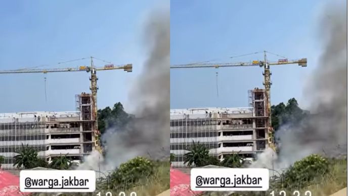 Telah terjadi kebakaran sebuah rumah di Jalan Pesing Poglar Cengkareng Jakarta Barat, Jumat siang (05/12/2025)