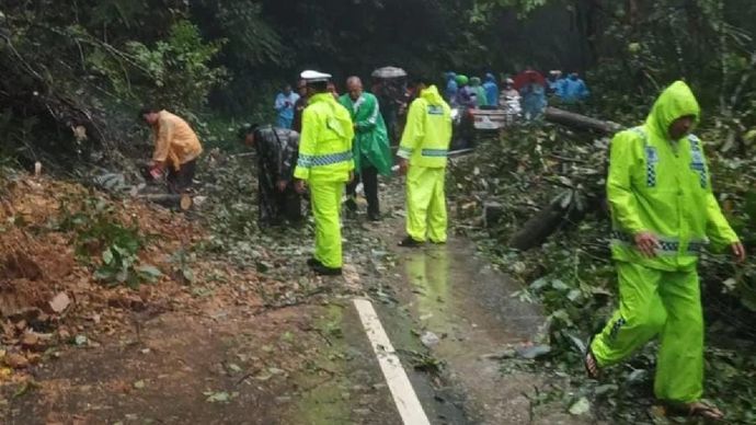 Bencana alam di Sumatera Utara ANTARA/HO-Pusdalops Sumut