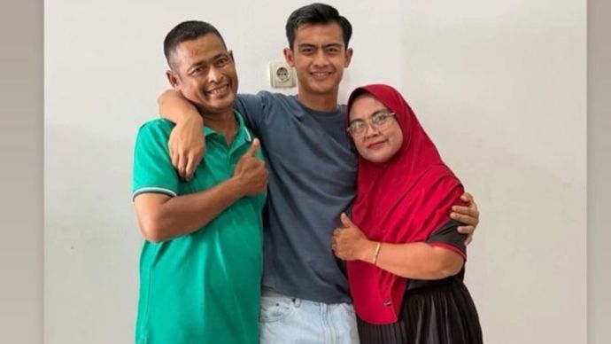 Pesepakbola, Pratama Arhan dan kedua orangtua nya.