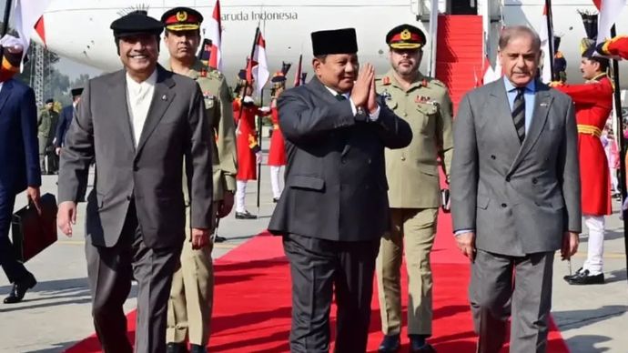 Presiden Prabowo Subianto tiba di Pakistan