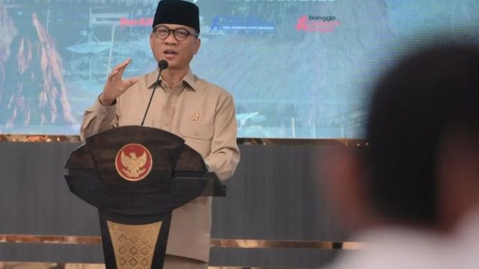 Menteri Desa dan Pembangunan Daerah Tertinggal (Mendes PDT) Yandri Susanto memberikan arahan dalam Deklarasi Pencanangan Zona Integritas, di Kantor Kemendes PDT, Jakarta, Selasa, 9 Desember 2025 ANTARA/HO-Humas Kemendes PDT.