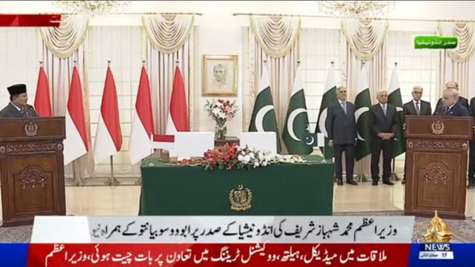 Prabowo Subianto di Pakistan