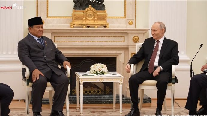 Pertemuan Presiden Prabowo Subianto dan Vladimir Putin di Moskow Rusia