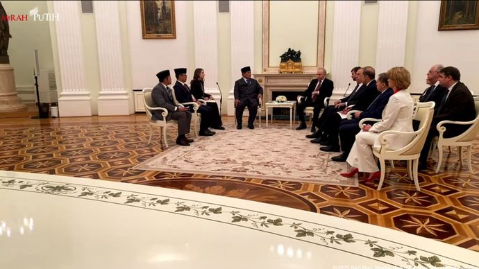 Pertemuan Presiden Prabowo Subianto dan Vladimir Putin di Moskow Rusia