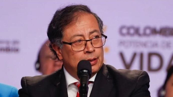 Presiden Kolombia Gustavo Petro. ANTARA/Anadolu/py/pri.