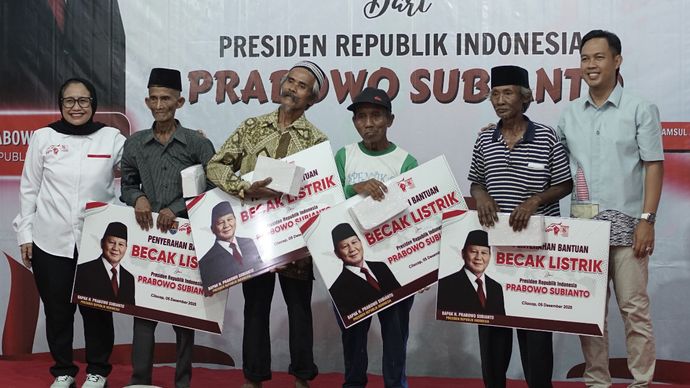 Becak Listrik dari Prabowo
