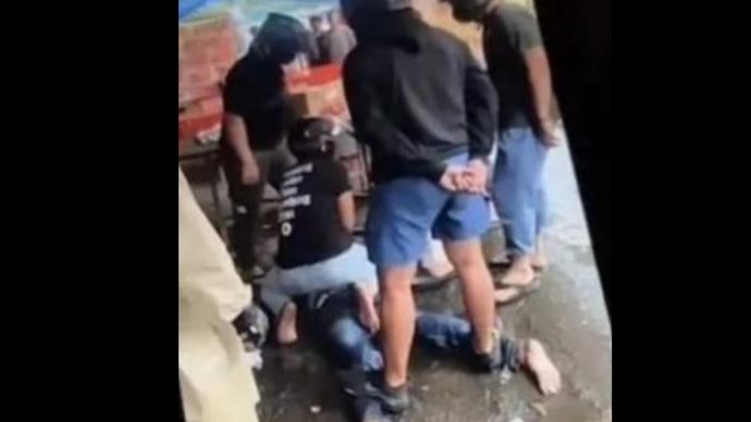 Para pelaku yang diduga melakukan pengeroyokan hingga menewaskan dua matel di Kalibata. 