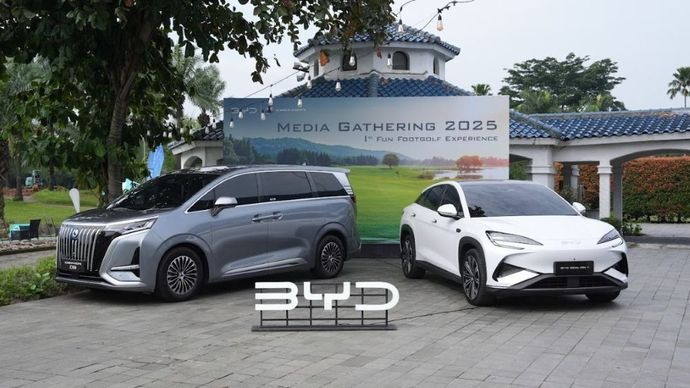 BYD dan DENZA memperkuat kepemimpinan pasar kendaraan listrik nasional. (Foto: BYD Indonesia/Adiantoro/NTV) 