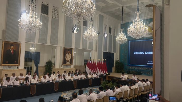 Presiden Prabowo Subianto Pimpin Langsung Sidang Kabinet Paripuna di Istana Negara