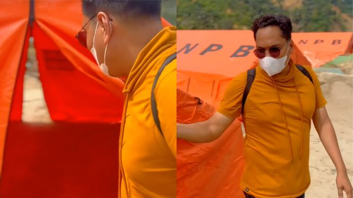 Tenda Kosong BNPB di Aceh Tamiang