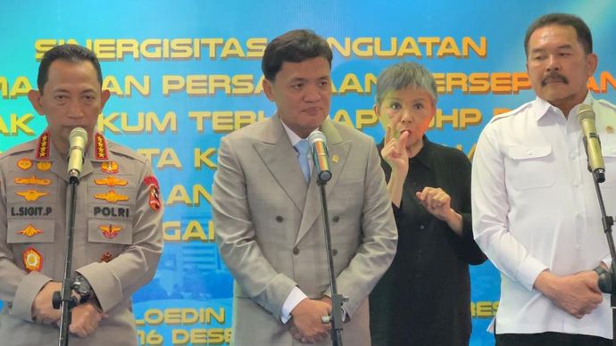 Polri dan Kejagung kerja sama dalam pelaksanaan KUHP dan KUHAP yang baru. 