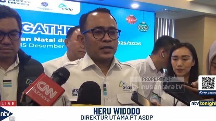 Direktur Utama (Dirut) ASDP, Heru Widodo.