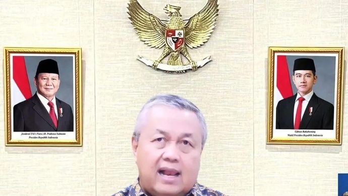 Tangkapan layar - Gubernur Bank Indonesia Perry Warjiyo menyampaikan hasil Rapat Dewan Gubernur Bank Indonesia Bulan Desember 2025 dalam konferensi pers secara daring di Jakarta, Rabu 17 Desember 2025. ANTARA/Uyu Septiyati Liman.