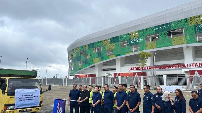 Hadir Langsung, Dirut dan Jajaran Direksi Bank Mandiri Pastikan Kesiapan Bantuan bagi Masyarakat Terdampak Bencana di Sumatera