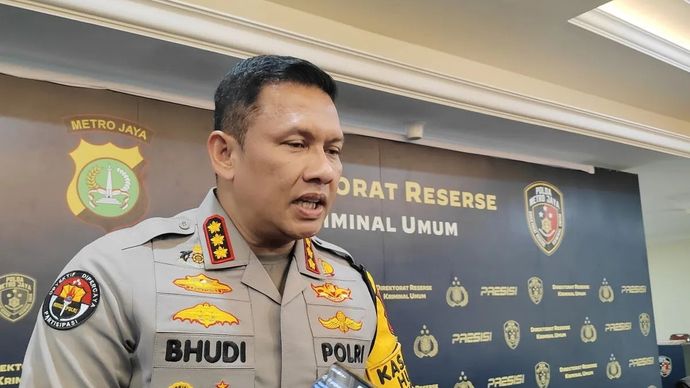 Kabid Humas Polda Metro Jaya, Kombes Pol Budi Hermanto saat ditemui di Jakarta, Kamis, 18 Desember 2025. ANTARA/Ilham Kausar