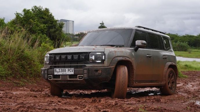 JETOUR T2 membuktikan kemampuan di berbagai medan berkendara. (Foto: Istimewa) 