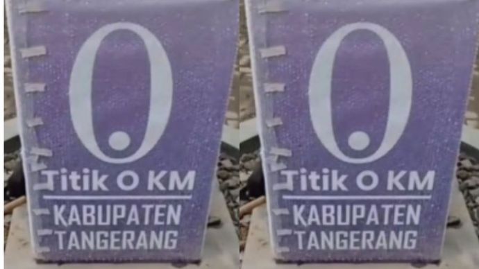 Tugu Titik Nol Kabupaten Tangerang.