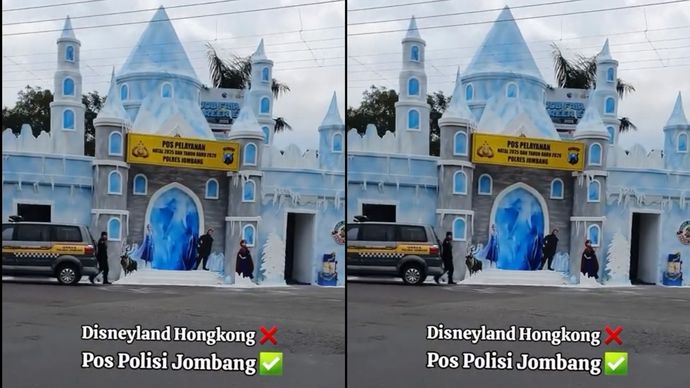 Pos Polisi Jombang ala Disneyland