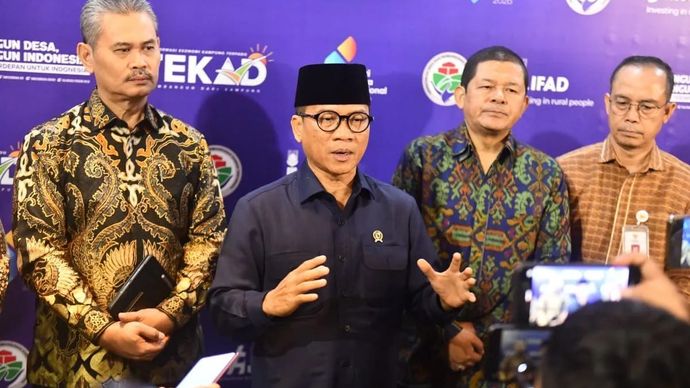 Menteri Desa dan Pembangunan Daerah Tertinggal Yandri Susanto membuka Workshop Nasional Evaluasi Program TEKAD 2025 di Surabaya, Minggu 21 Desember 2025. ANTARA/HO-Kemendes