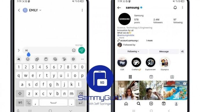 Samsung dikabarkan sedang mengerjakan ponsel lipat "lebar" untuk menyaingi Apple. (Foto: Istimewa via GSM Arena) 