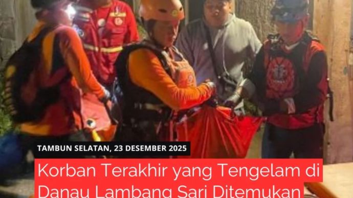 Kepala Kantor SAR Jakarta sekaligus SAR Mission Coordinator (SMC) dalam operasi SAR, Desiana Kartika Bahari menjelaskan penemuan korban dilakukan setelah Tim SAR gabungan yang bersiaga di lokasi melihat kepala korban muncul di permukaan air tidak jauh dari lokasi tenggelamnya &ldquo;Pagi tadi jenazah korban berhasil kami evakuasi dan langsung dibawa menuju rumah duka untuk diserahkan kepada pihak keluarga,&rdquo; ungkapnya.