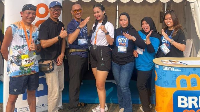 Dalam rangka memeriahkan hari ulang tahun (HUT) Tentara Nasional Indonesia (TNI) Angkatan Udara (AU) 2025, Bank Rakyat Indonesia (BRI) Cabang Mabes TNI Cilangkap turut memeriahkan dengan menjadi sponsor di acara Air Force Run 2025.