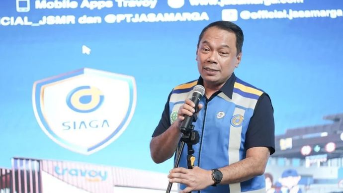 Direktur Utama Jasa Marga Rivan A. Purwantono. (ANTARA/HO - Jasa Marga)