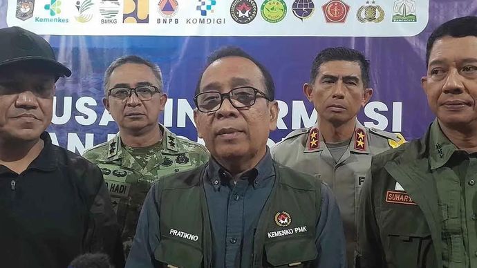 Menko PMK Pratikno. ANTARA/M Haris SA.