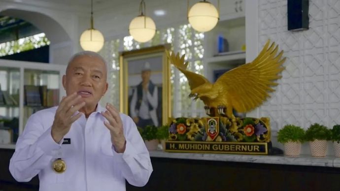 Gubernur Kalsel Muhidin mengumumkan kenaikan Upah Minimum Provinsi (UMP) dan Upah Minimum Sektoral Provinsi (UMSP) 2026 melalui video konferensi pers di Banjarbaru, Kalimantan Selatan, Rabu 24 Desember 2025. ANTARA/HO-Pemprov Kalsel