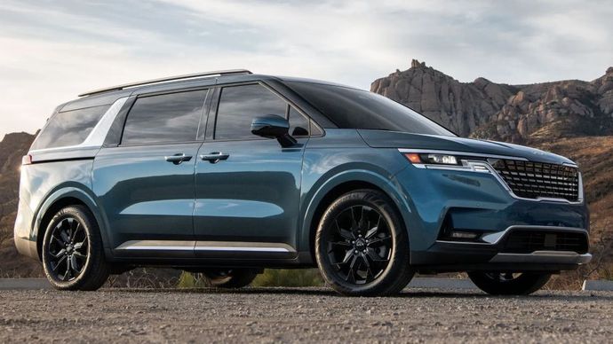 Kia Carnival 2022. (Foto: Istimewa via Carscoops)