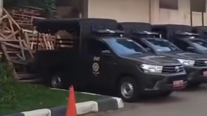 Kebakaran di Kantor Pemerintah Kota (Pemkot) Jakarta Selatan pada Minggu pagi, 28 Desember 2025.  