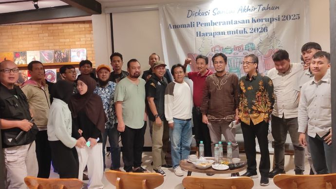 Diskusi Santai Akhir Tahun: Anomali Pemberantasan Korupsi 2025, Harapan untuk 2026.