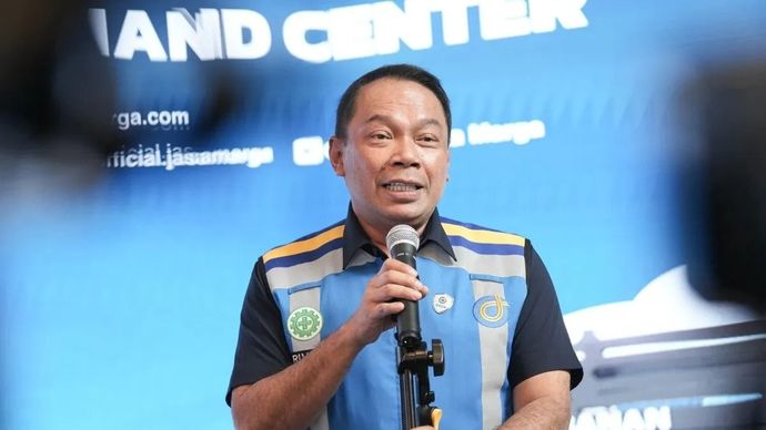 Direktur Utama Jasa Marga Rivan A. Purwantono. (ANTARA/HO - Jasa Marga)