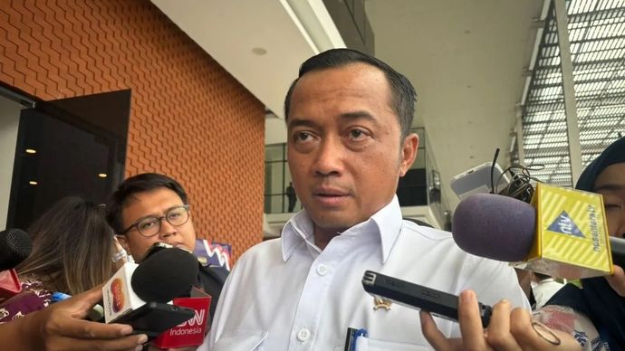 Menteri Sekretaris Negara Prasetyo Hadi saat ditemui usai menghadiri konferensi pers Pemulihan dan Rencana Strategis Pascabencana di Lanud Halim Perdanakusuma, Jakarta, Senin, 29 Desember 2025. ANTARA/Mentari Dwi Gayati