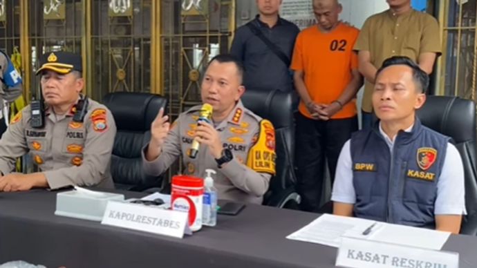 Pelaku Suami Bekap Istri di Medan