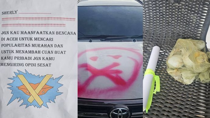 Kreator konten asal Aceh, Sherly Annavita Diteror