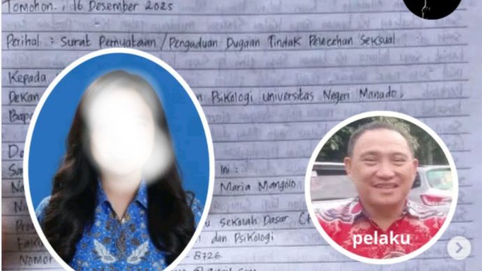 Mahasiswi di UNIMA Bunuh Diri Usai Dilecehkan Dosen