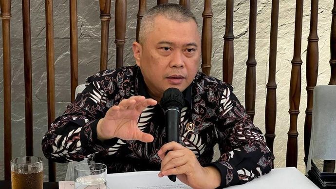 Menteri Perhubungan (Menhub) Dudy Purwagandhi dalam bincang bersama awak media, di Jakarta, Rabu 31 Desember 2025. ANTARA/Harianto